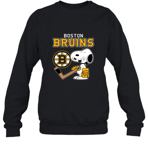 Boston Bruins Ice Hockey Broken Teeth Snoopy NHL Sweatshirt