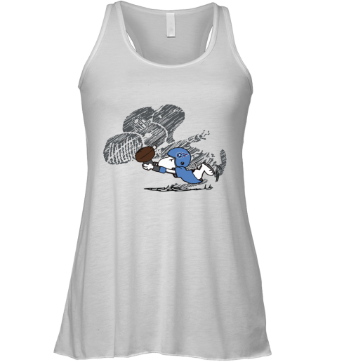 Tennessee Titans Snoopy Plays The Football Game Racerback Tank