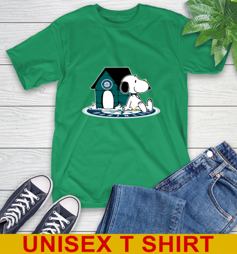 MLB Baseball Seattle Mariners Snoopy The Peanuts Movie Shirt T-Shirt 7