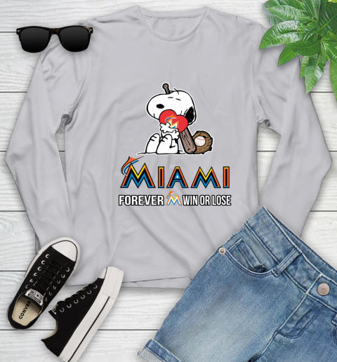 MLB The Peanuts Movie Snoopy Forever Win Or Lose Baseball Miami Marlins 129