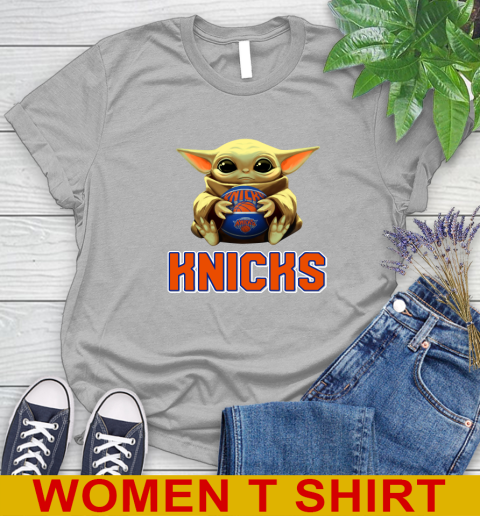 NBA Basketball New York Knicks Star Wars Baby Yoda Shirt 93