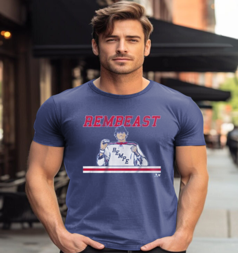 The Matt Rempe Rembeast T-Shirt rbyk the matt rempe rembeast classic t shirt 2 front purple