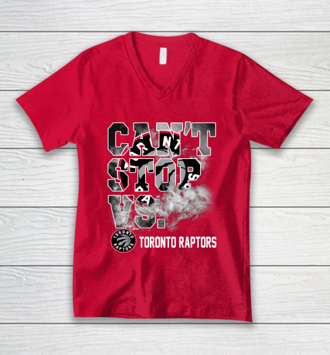 NBA Toronto Raptors Basketball Can't Stop Vs V-Neck T-Shirt 6