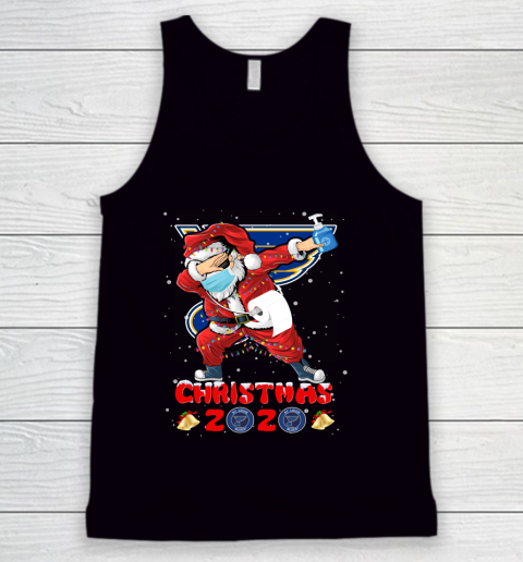 St.Louis Blues Funny Santa Claus Dabbing Christmas 2020 NHL Tank Top