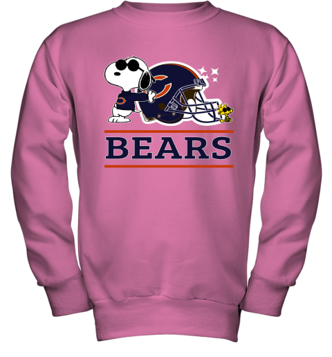 Vintage Chicago Bears Sweatshirt Snoopy Crewneck Navy NFL Logo