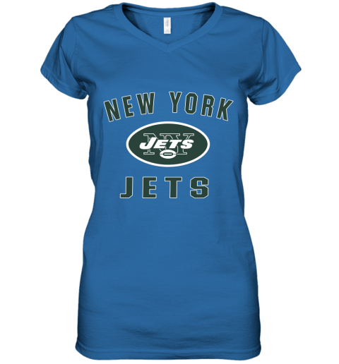 New York Jets NFL Pro Line by Fanatics Branded Vintage Victory Women's V-Neck T-Shirt