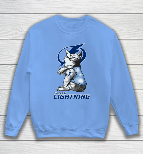 NHL My Cat Loves Tampa Bay Lightning Hockey Sweatshirt 8