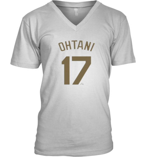 Nike Dodgers Shohei Ohtani 17 V-Neck T-Shirt - Father Figure