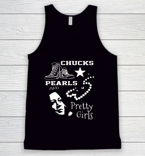 Chucks Pearls and Pretty Girls Kamala Harris Inauguration Tank Top