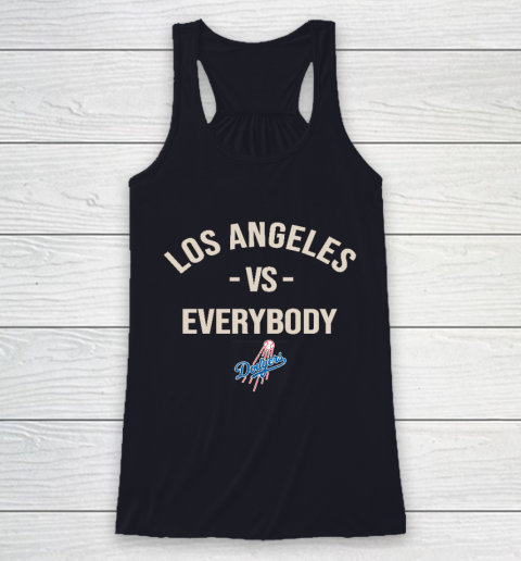Los Angeles Dodgers Vs Everybody Racerback Tank 7