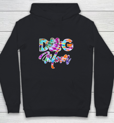 Dog Mom Shirt Tie Dye Dog Mom Apparel for Women Dog Lover Gifts Paw Youth Hoodie
