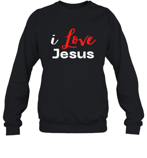 Simple I Love Jesus Sweatshirt