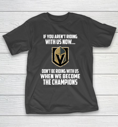 NHL Vegas Golden Knights Hockey We Become The Champions T-Shirt
