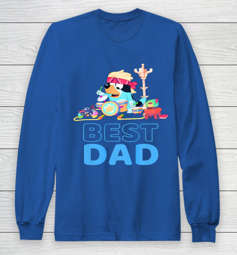 Bluey Best Dad Matching Family For Lover Long Sleeve T-Shirt 6
