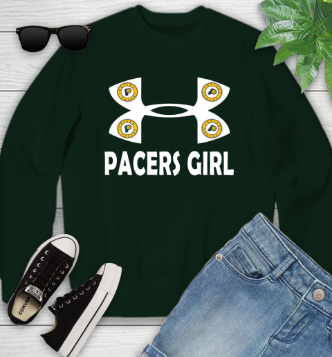 NBA Indiana Pacers Girl Under Armour Basketball Sports Youth Sweatshirt 9