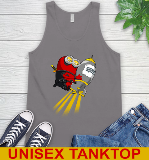 NBA Basketball San Antonio Spurs Deadpool Minion Marvel Shirt Tank Top 6