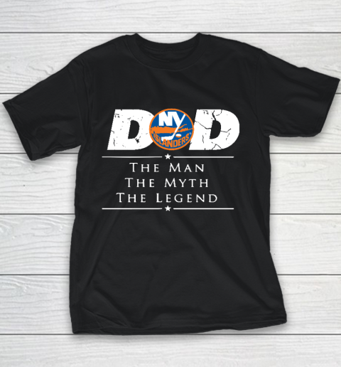 New York Islanders NHL Ice Hockey Dad The Man The Myth The Legend Youth T-Shirt