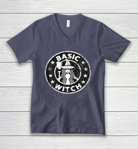 Basic Witch Halloween Vintage Style T Shirt T Shirt.3YSOT0UPCK V-Neck T-Shirt 8