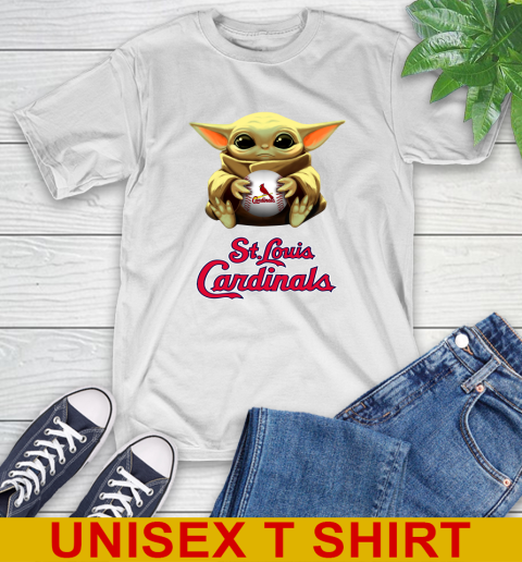 MLB Baseball St.Louis Cardinals Star Wars Baby Yoda Shirt