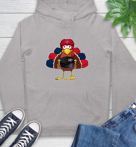 Columbus Blue Jackets Turkey Thanksgiving Day Hoodie 12