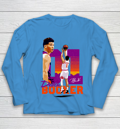 Devin Booker 01 Phoenix Suns Youth Long Sleeve 4