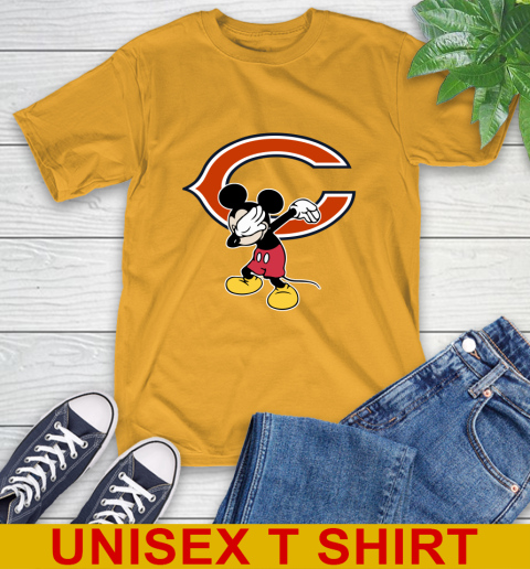 Chicago Bears NFL Football Dabbing Mickey Disney Sports T-Shirt 3