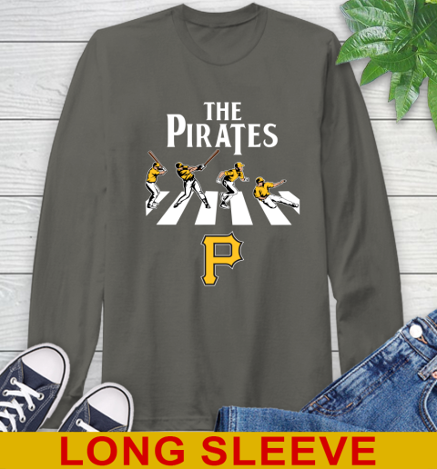 MLB Baseball Pittsburgh Pirates The Beatles Rock Band Shirt Long Sleeve T-Shirt 10