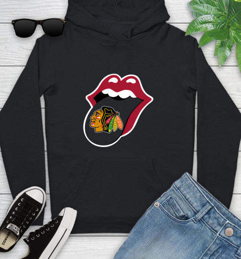 Chicago Blackhawks NHL Hockey Lips I Root For My Team Adoring Fan 138