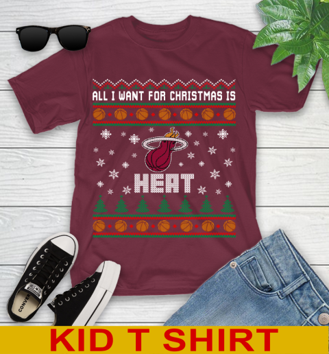 NBA Basketball All I Want For Christmas Is Miami Heat 101