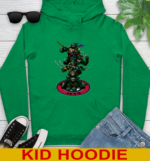 NHL Hockey Winnipeg Jets Teenage Mutant Ninja Turtles Shirt Youth Hoodie 8
