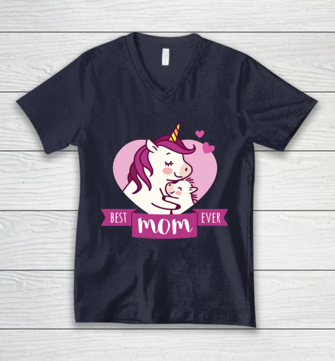 Mother's Day Funny Gift Ideas Apparel  Best Mom Ever T Shirt V-Neck T-Shirt 2