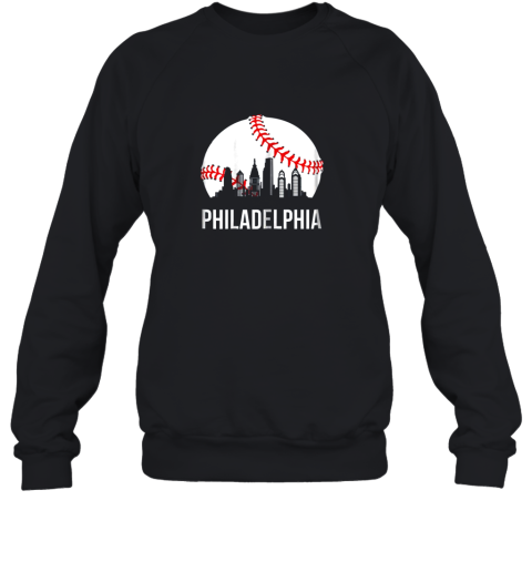 Philadelphia Downtown Baseball Philly Skyline Sweatshirt