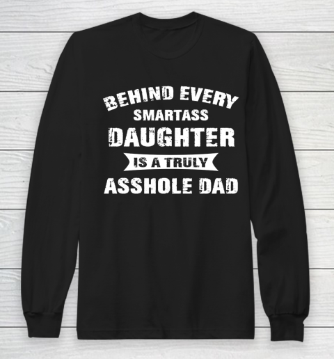 Father's Day Funny Gift Ideas Apparel  Mens Father Daughter Shirt, Gifts For Dad From Daughter, Fun Long Sleeve T-Shirt
