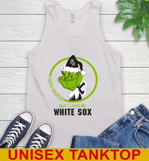Chicago White Sox MLB Grinch I Hate People But I Love My Favorite Baseball Team 70