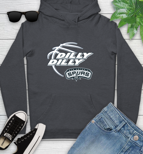 NBA San Antonio Spurs Dilly Dilly Basketball Sports Youth Hoodie 8