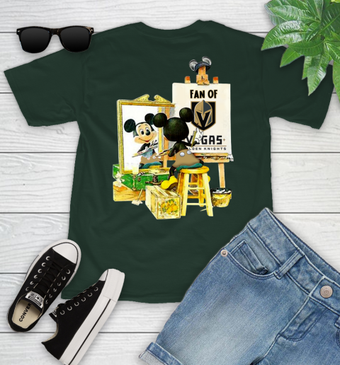 NHL Hockey Vegas Golden Knights Mickey Drawing Shirt 97
