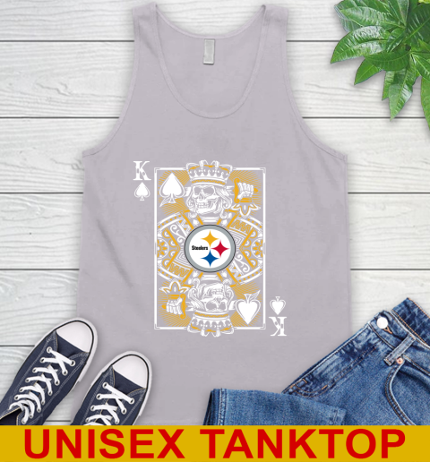 Pittsburgh Steelers NFL Football The King Of Spades Death Cards Shirt Tank Top 3