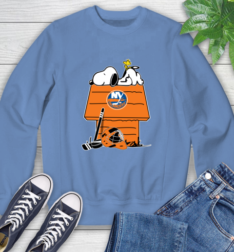 New York Islanders NHL Hockey Snoopy Woodstock The Peanuts Movie (1) Sweatshirt 11