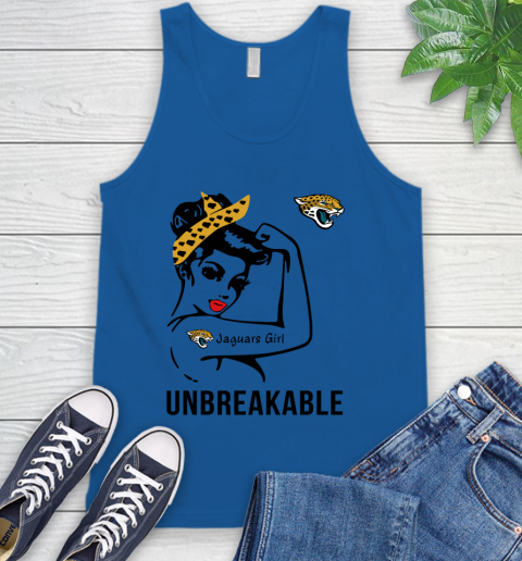NFL Jacksonville Jaguars Girl Unbreakable Football Sports Tank Top 3