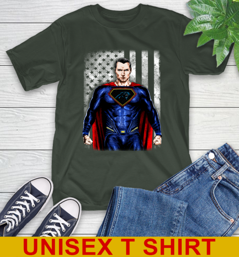 NFL Football Carolina Panthers Superman DC Shirt T-Shirt 6