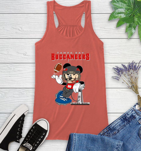 NFL Tampa Bay Buccaneers Mickey Mouse Disney Super Bowl Football T Shirt Racerback Tank 4