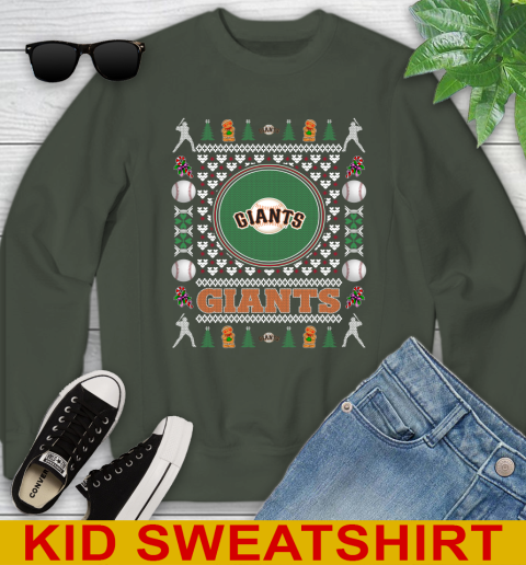 San Francisco Giants Merry Christmas MLB Baseball Loyal Fan Youth Sweatshirt 8