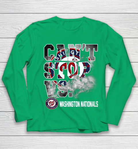 MLB Washington Nationals Baseball Can't Stop Vs Nationals Youth Long Sleeve 4