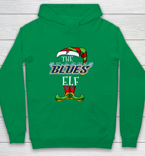 St.Louis Blues Christmas ELF Funny NHL Youth Hoodie 4