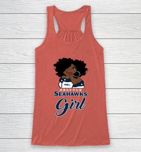 Seattle Seahawks Girl NFL Racerback Tank 4