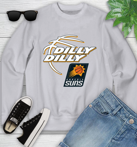 NBA Phoenix Suns Dilly Dilly Basketball Sports Youth Sweatshirt 4