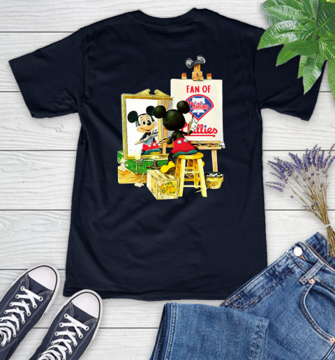 MLB Baseball Philadelphia Phillies Mickey Drawing Shirt 73