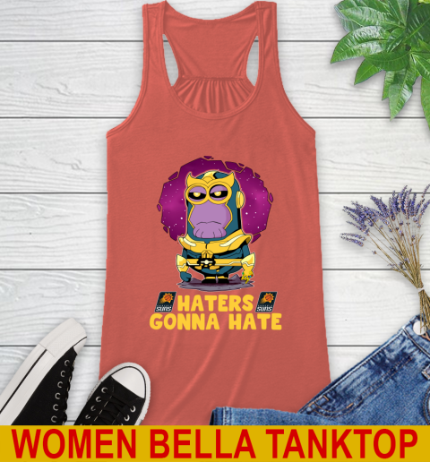 NBA Basketball Phoenix Suns Haters Gonna Hate Thanos Minion Marvel Shirt Racerback Tank 4