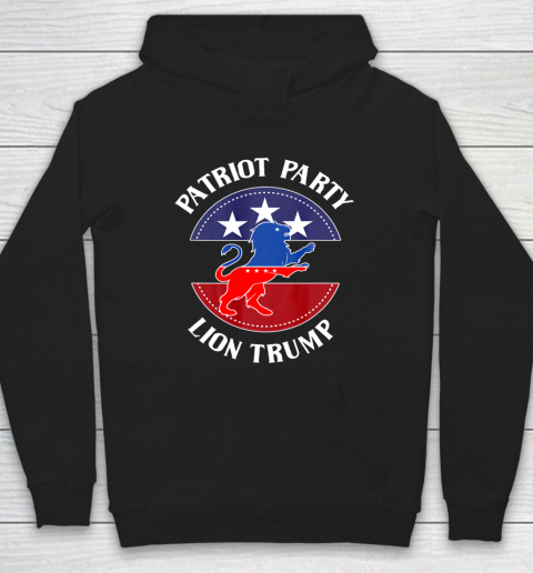 Patriot Party Lion Trump Is Our President Hoodie