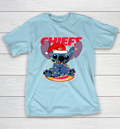 Kansas City Chiefs NFL Football noel stitch Christmas T-Shirt 10